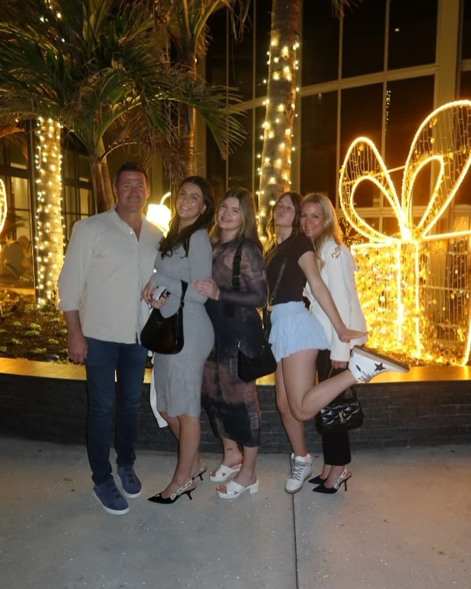 The doting father regularly posts pictures of the family