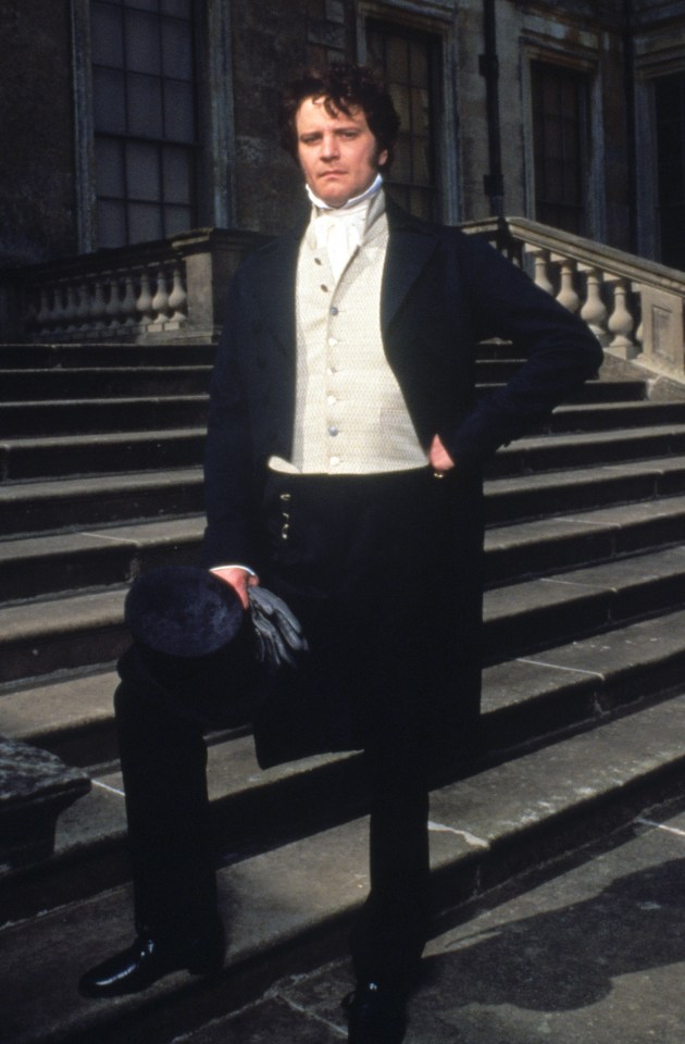 Colin Firth, playing Mr Darcy, wore the shirt as he strode across fields dripping wet after a swim in the lake