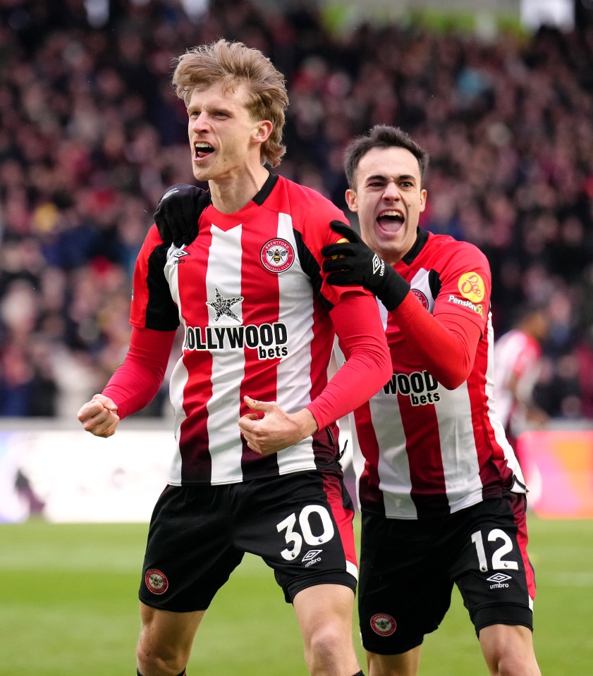 Roerslev and Sergio Reguilon roared in delight