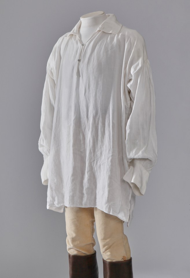 The iconic shirt worn by Firth in the TV series adaptation sold yesterday for an eye-watering amount
