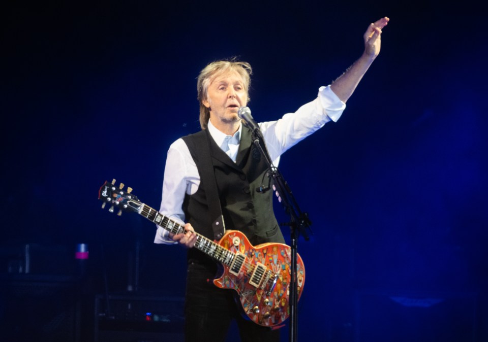 The pair went to see Paul McCartney's legendary headline set in 2022