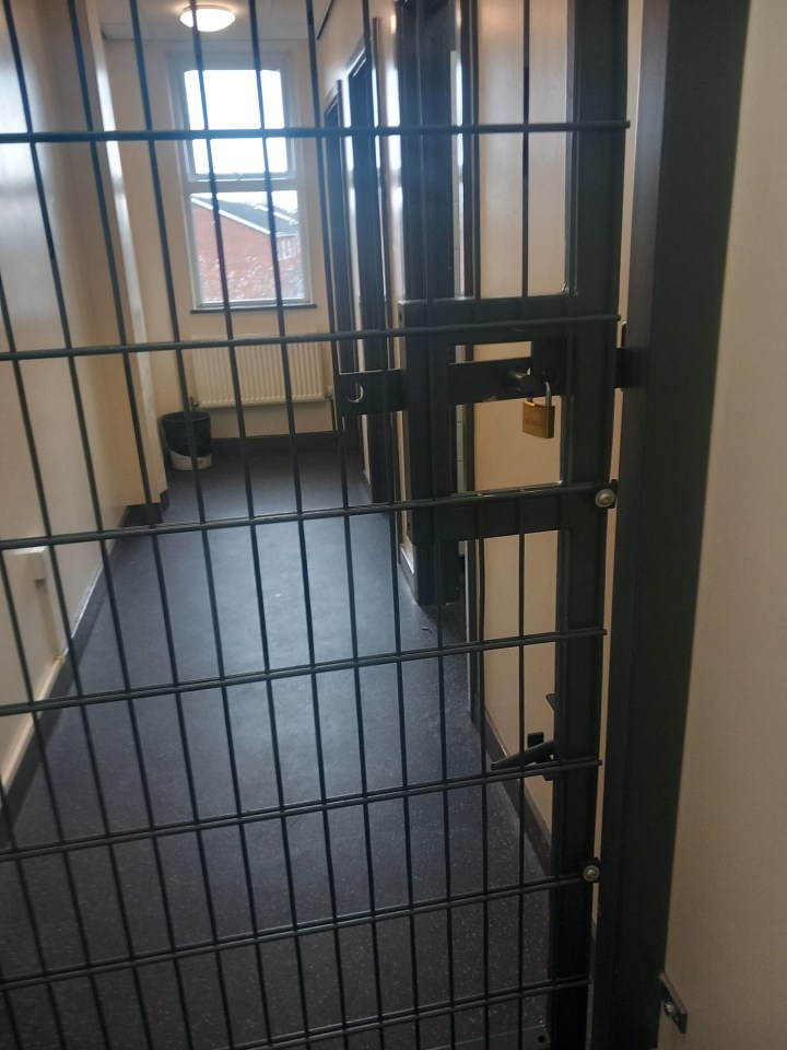 Parents are outraged after a school put metal cages up to stop kids going to the toilet