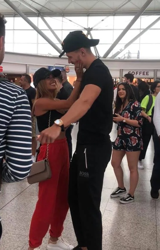 Jack picked Joanna up from the airport after her first stint on Love Island