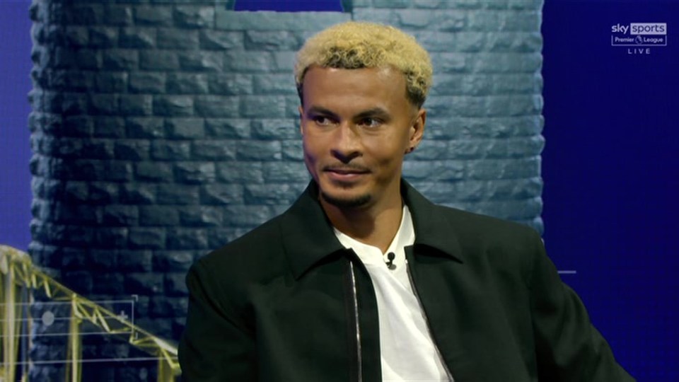 The star was a guest on Sky Sports' Monday Night Football
