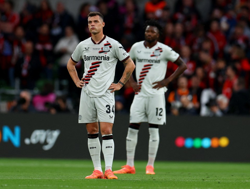Leverkusen saw their unbeaten treble hopes come to an end