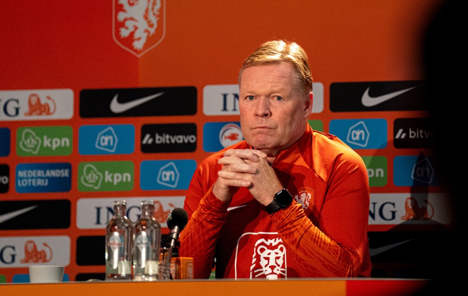 Ronald Koeman was appointed boss of the Netherlands last year