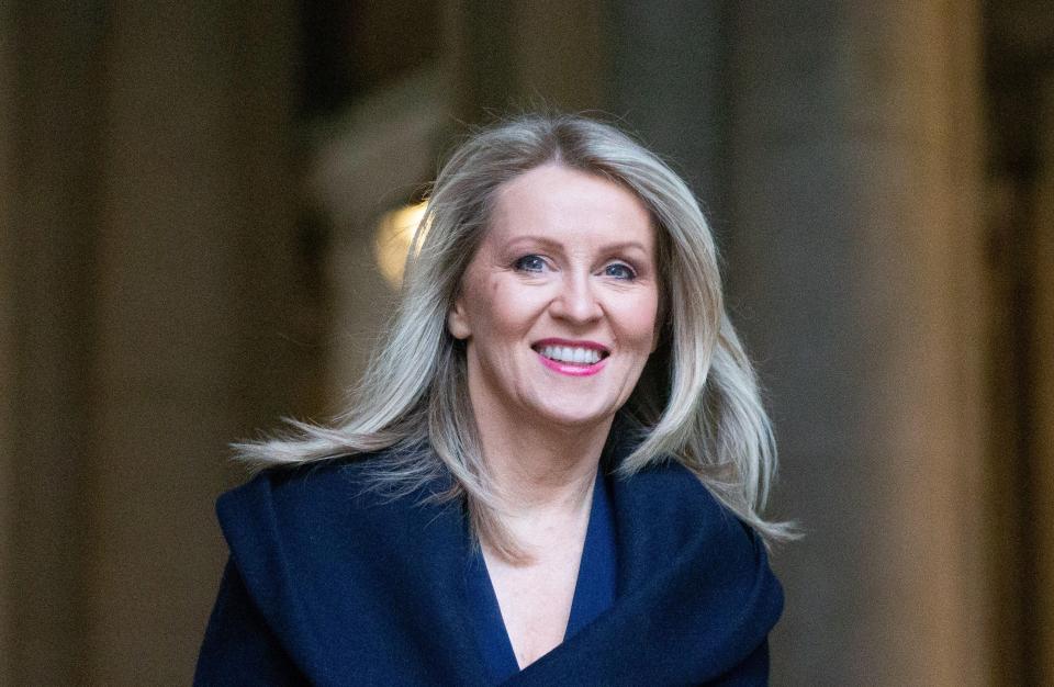 Alamy Live News. 2T94FPJ November 22, 2023, London, England, United Kingdom: Minister without Portfolio (Cabinet Office) ESTHER MCVEY is seen in Downing Street as cabinet meet. (Credit Image: ¿ Tayfun Salci/ZUMA Press Wire) EDITORIAL USAGE ONLY! Not for Commercial USAGE! This is an Alamy Live News image and may not be part of your current Alamy deal . If you are unsure, please contact our sales team to check.