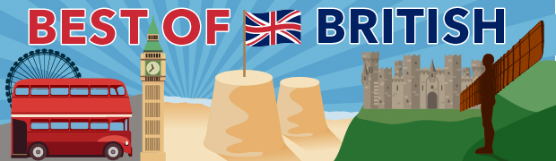 a poster that says best of british on it