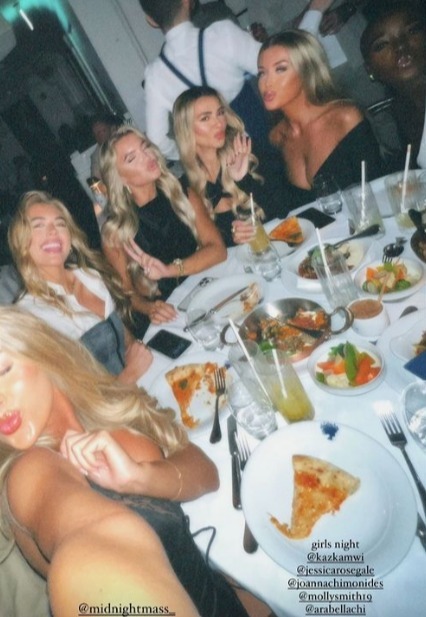 Georgia wasn't invited to a group dinner with her co-stars