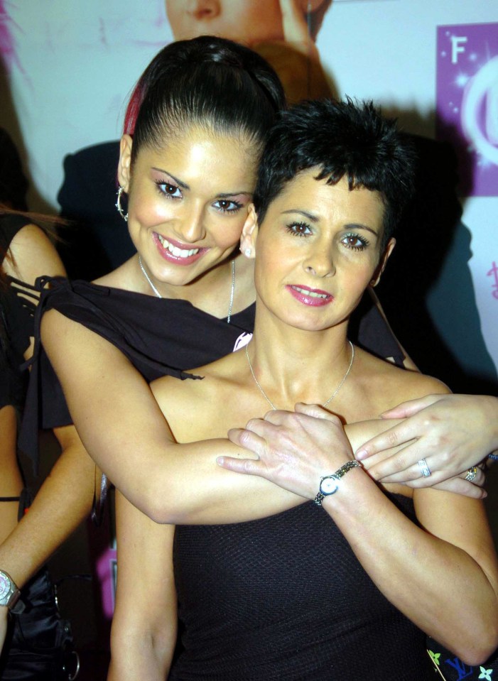 Cheryl pictured with her mum Joan
