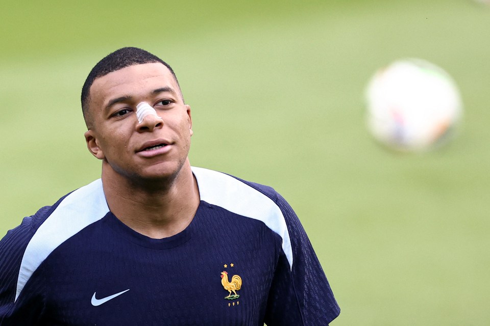 The star has not undergone surgery yet while French chiefs try to get him a specialised mask