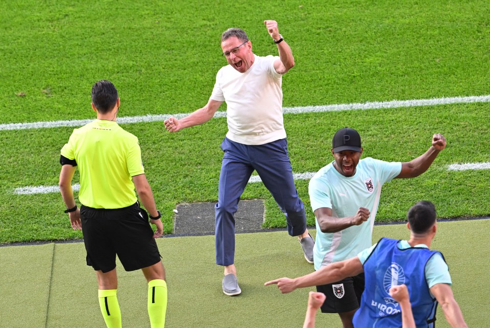 Ralf Rangnick's Austria side topped Group D at Euro 2024 today