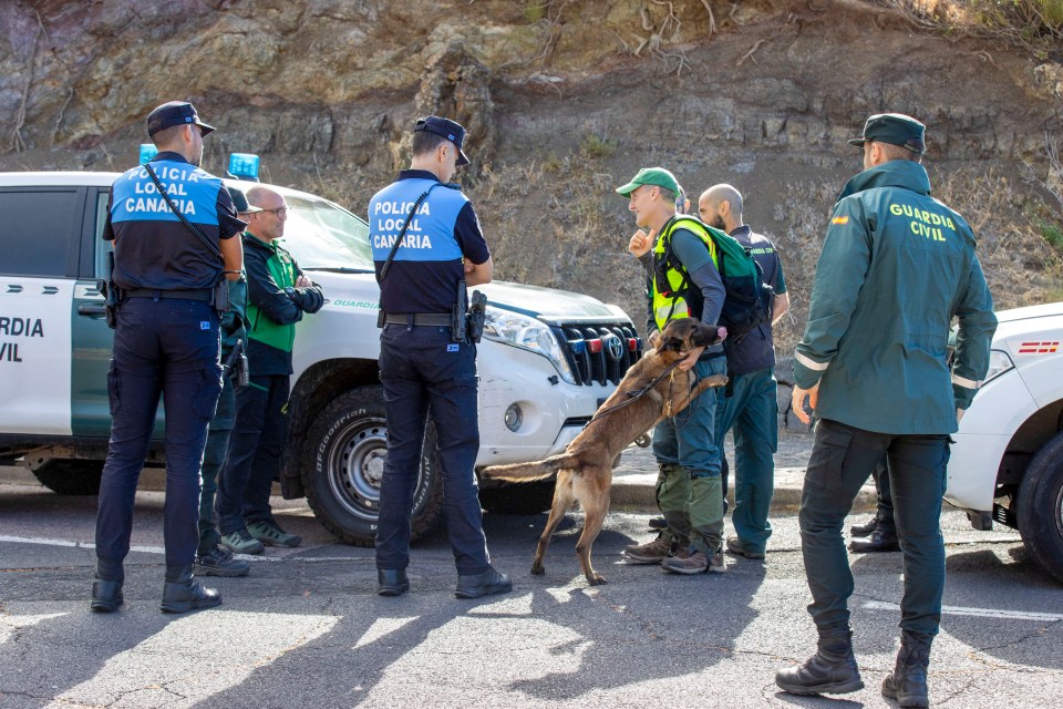 Cops drafted in sniffer dogs to try and find Jay