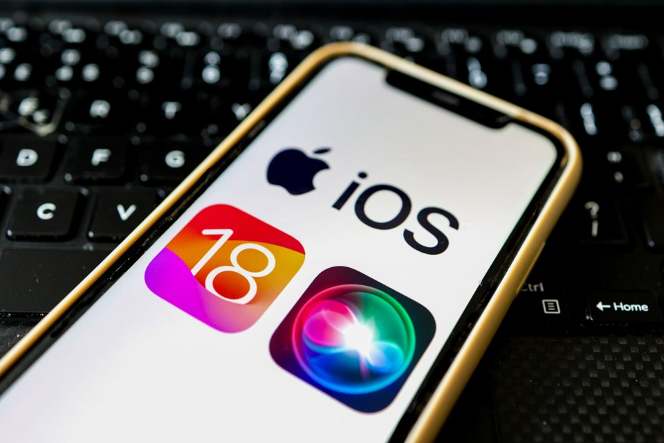 a phone that has the word ios on it