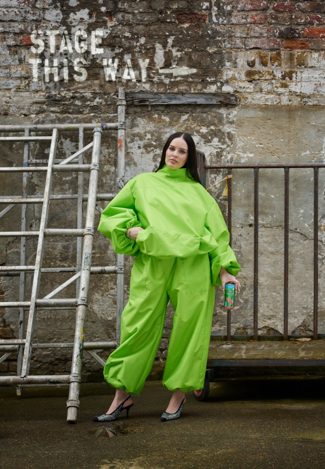 Anne-Marie stunned in this lime green tracksuit as she launches a hunt for new singers