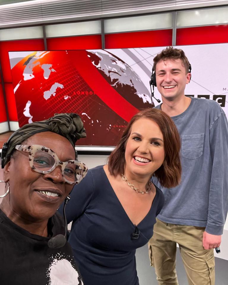 She was recently flooded with support as she presented the BBC News at One for the first time