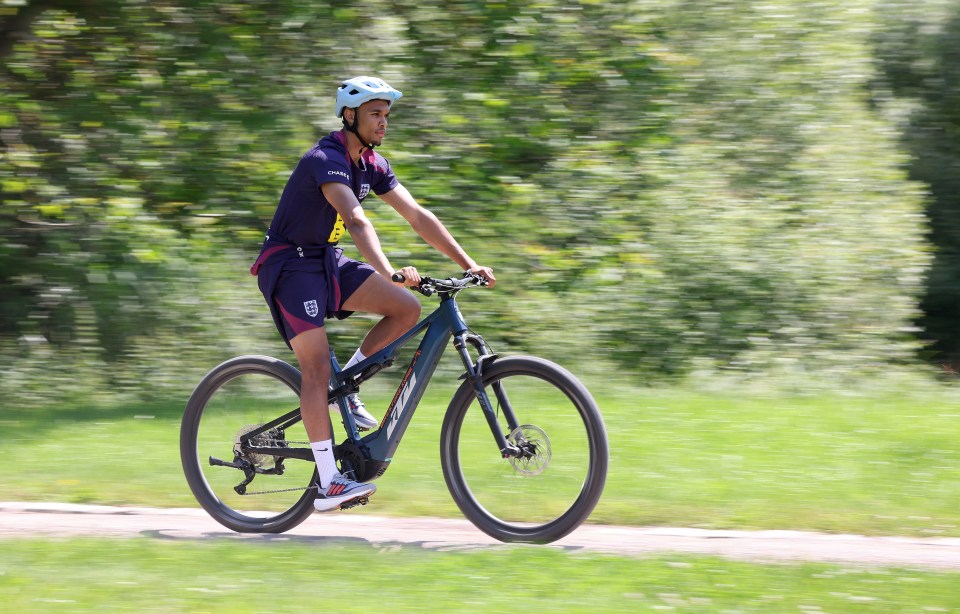 Trent Alexander-Arnold seen riding last week