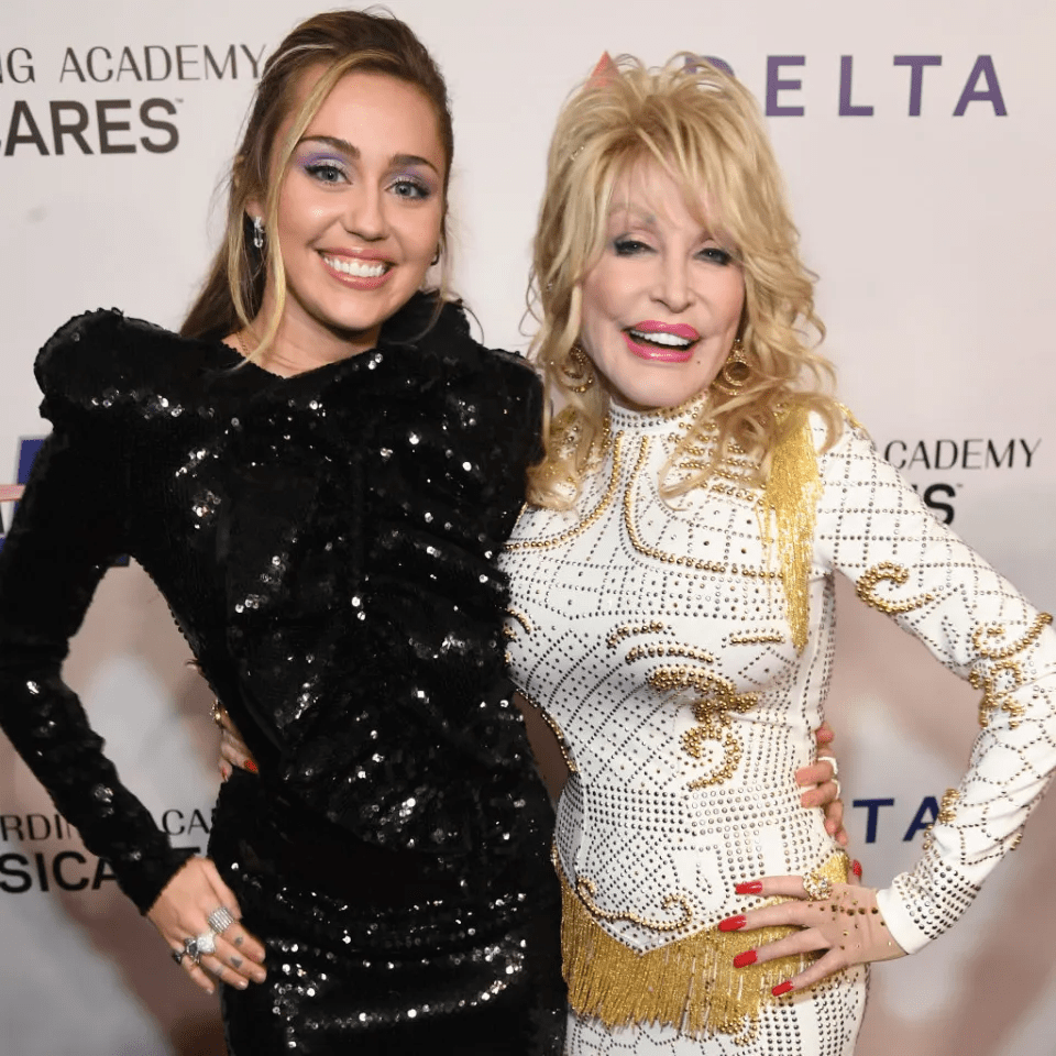 Miley Cyrus revealed she received a whole mannequin from her godmother Dolly Parton