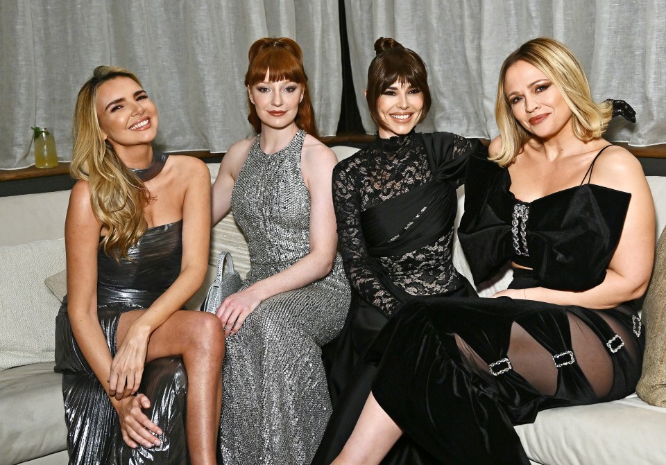 Nadine Coyle, left, has been frustrated about parts of her performance at times
