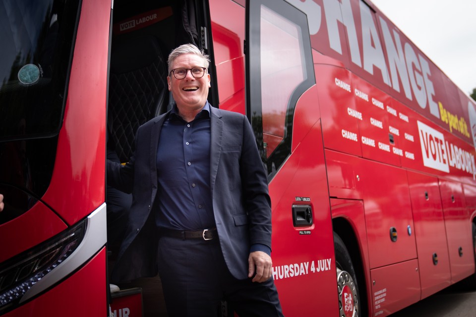 Labour leader Sir Keir Starmer said he will work with Marine Le Pen’s far-right party if it wins the French election