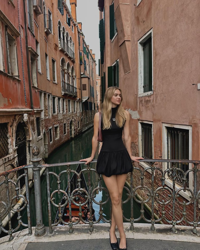Megan posted this Venice snap to Instagram