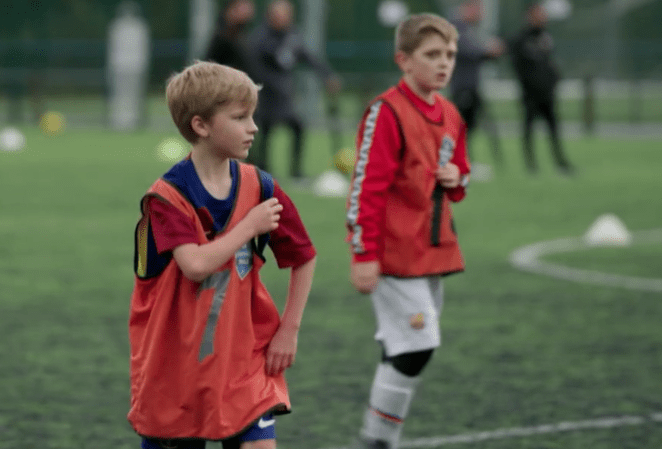 Noel, 53, got his youngster into football trials in an attempt to purse his goal of becoming a Premier League footballer