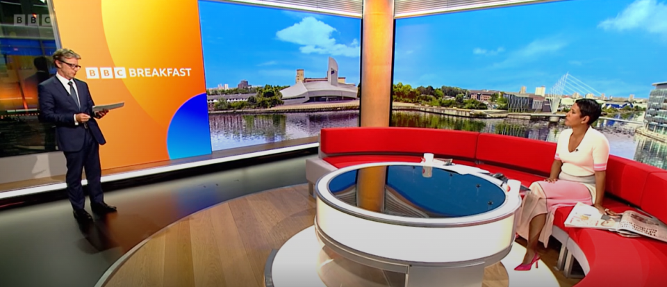 BBC Breakfast was back on screens as usual this morning