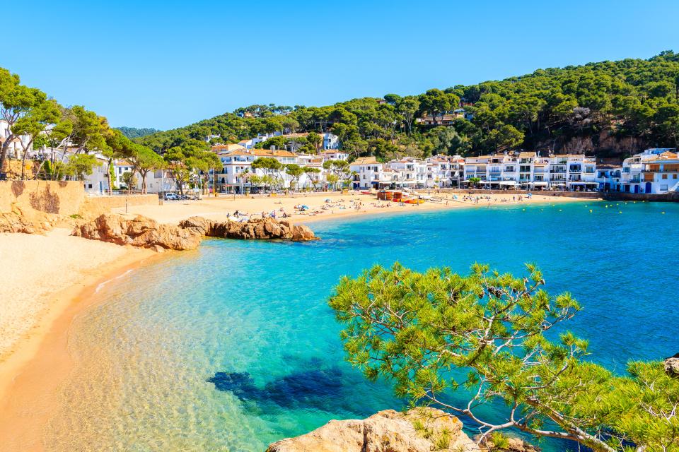 Tamariu is more popular with French tourists than Brits