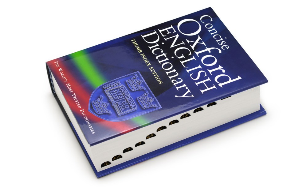 the oxford english dictionary has a thumb index edition