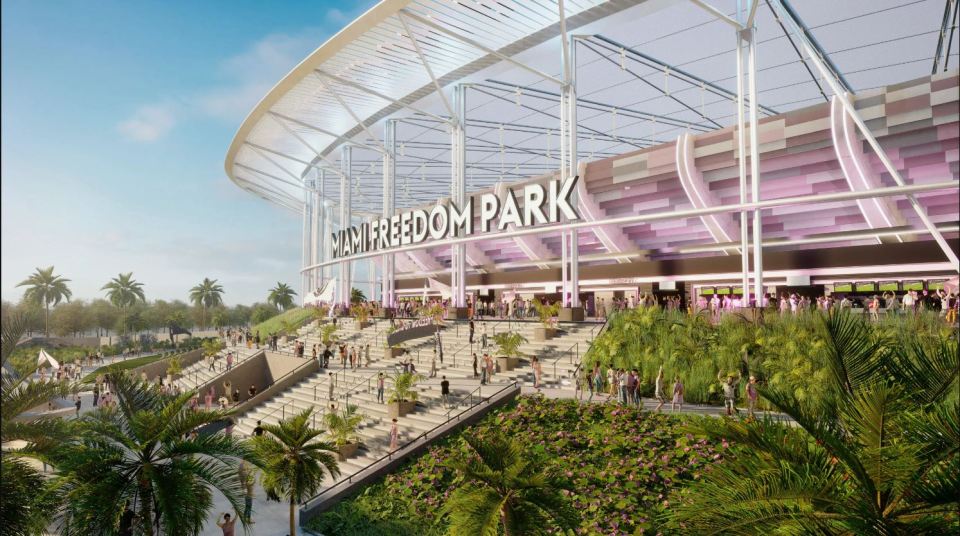 an artist 's impression of miami freedom park