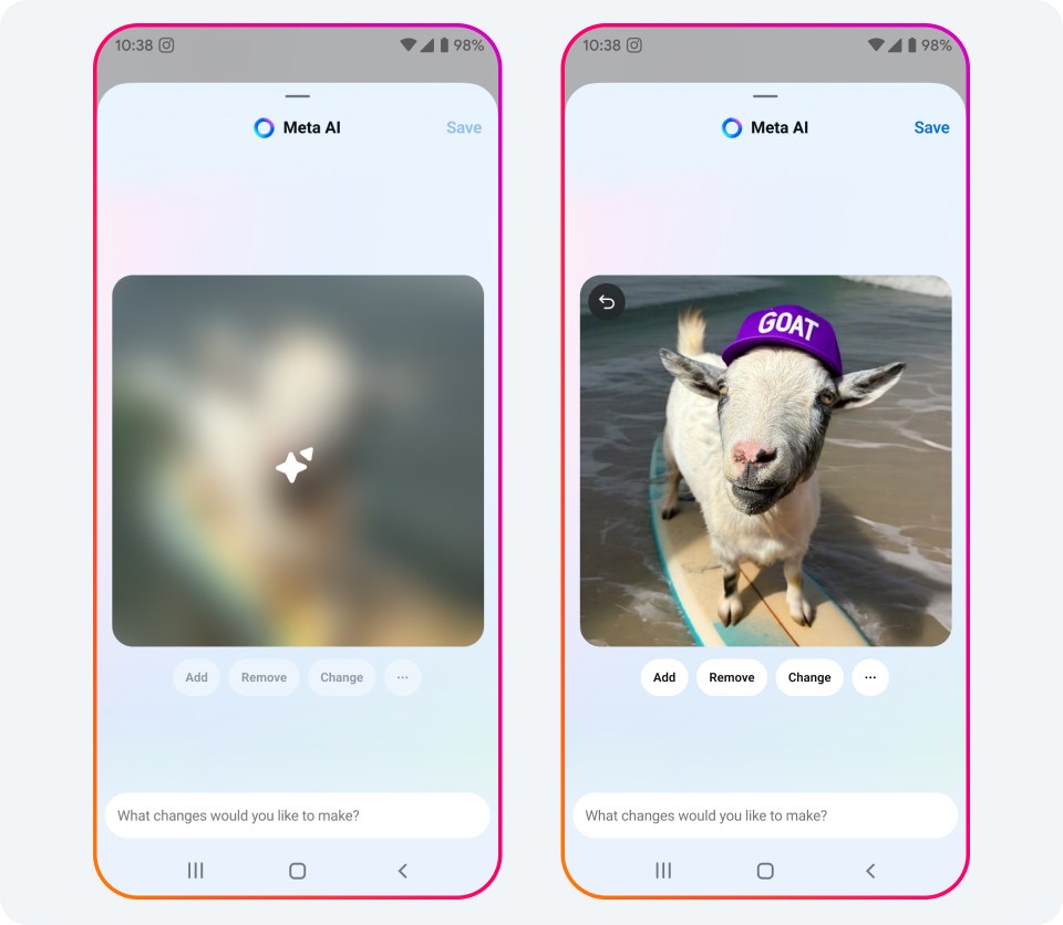 a goat wearing a purple hat with the word goat on it