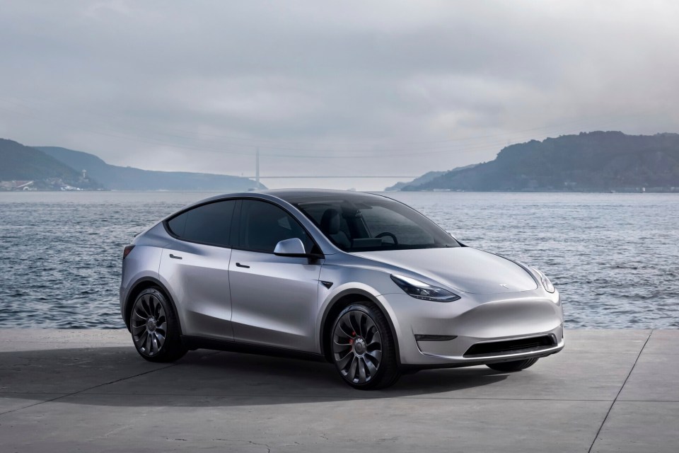2024 Tesla Model Y electric SUV.