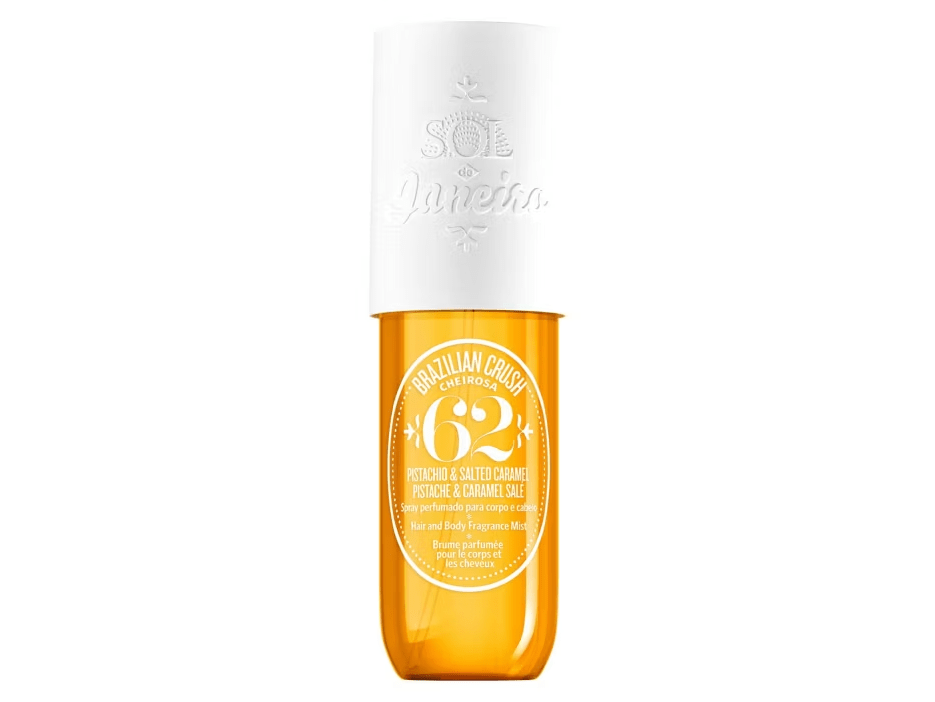 a bottle of brazilian crush contains pistachio and salted caramel