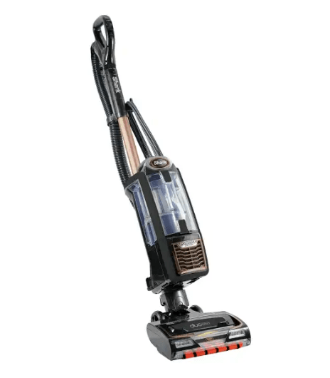 a shark vacuum cleaner on a white background