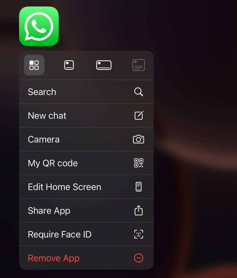 a screenshot of the whatsapp app on a phone