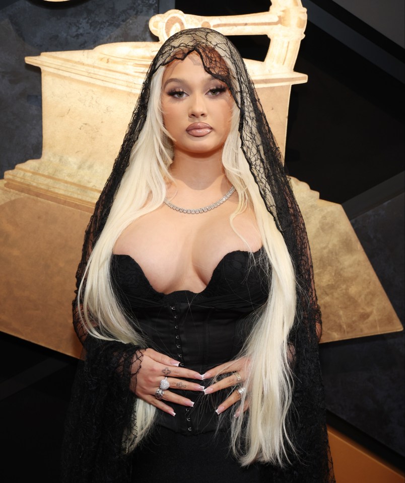 Alabama Barker at the 66th Grammy Awards.
