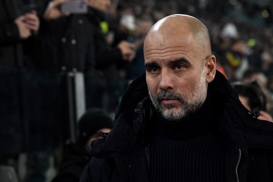 Pep Guardiola, Manchester City coach.