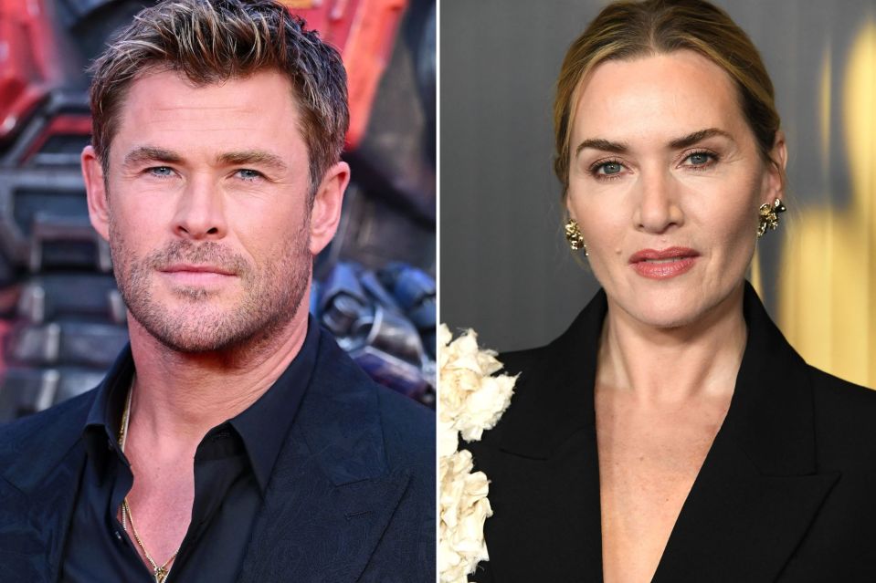 Did you recognise Liam Hemsworth and Kate Winslet?