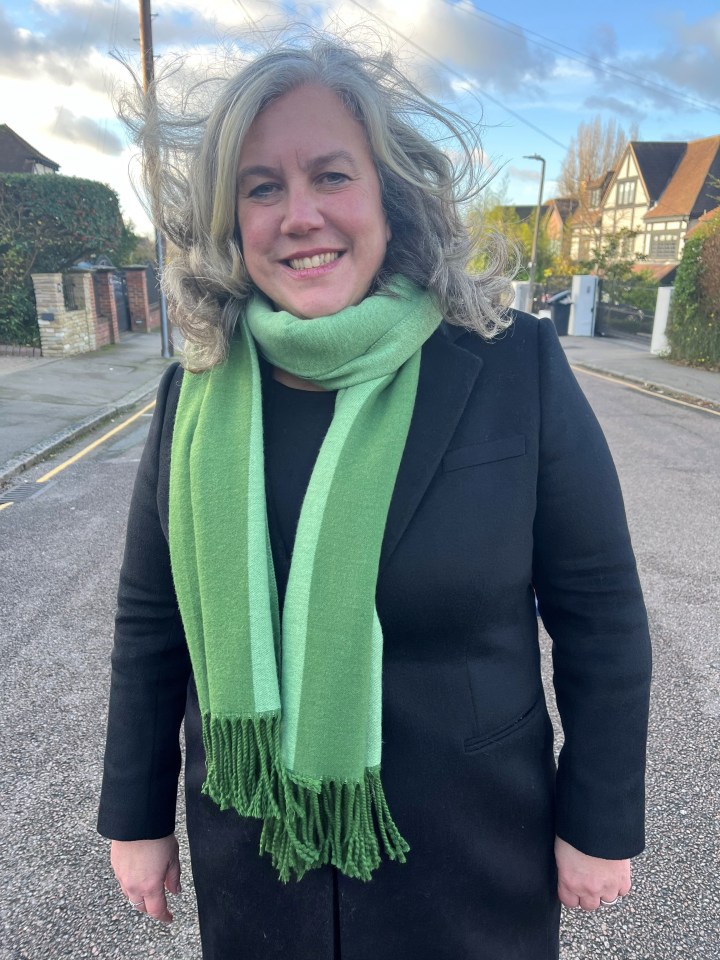Heidi Alexander, Transport Secretary, posing for a photo after a media interview.