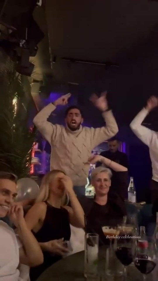 Leandro Trossard celebrated his birthday in style