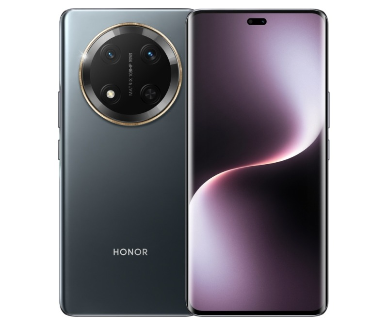 Honor smartphone with circular camera array.