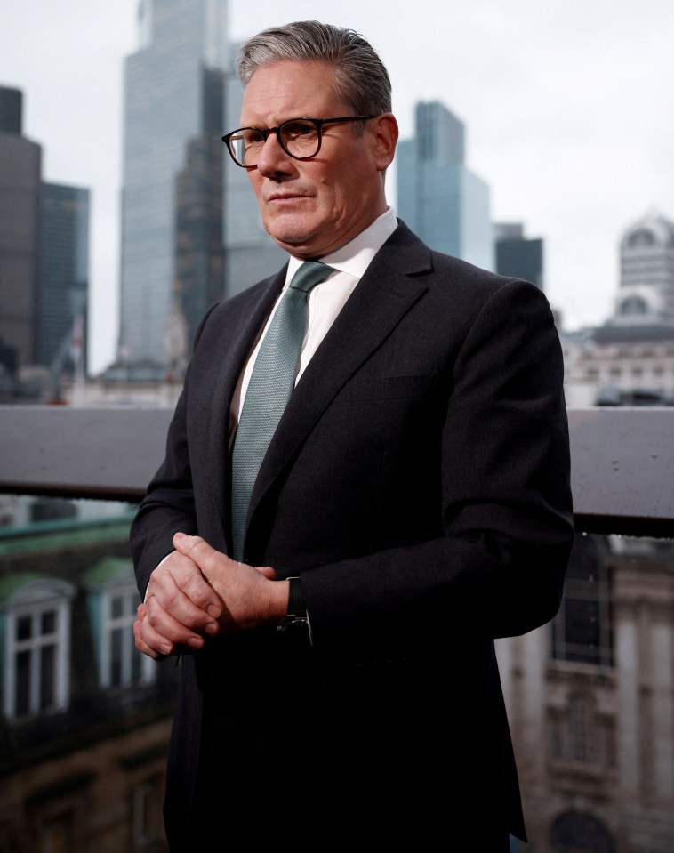 Keir Starmer, Britain's Prime Minister, in a suit.