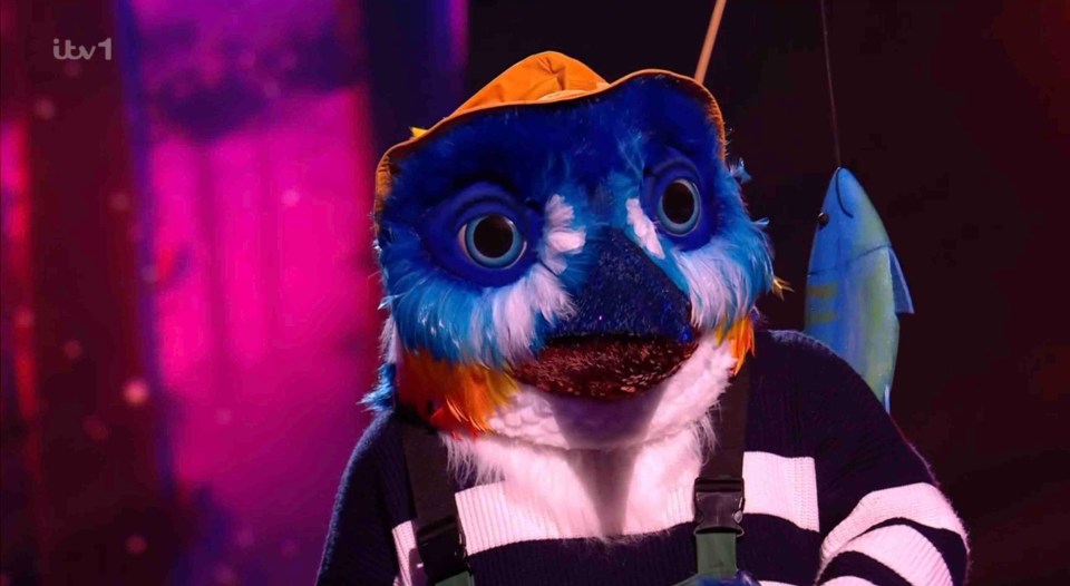 Kingfisher contestant on The Masked Singer.