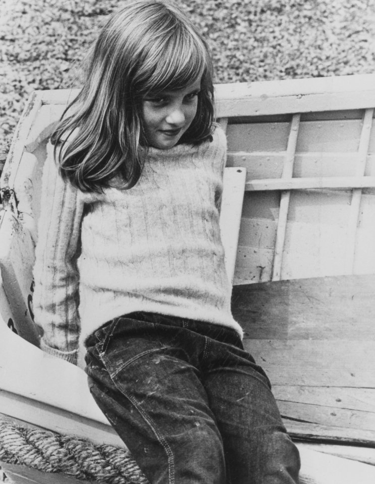 Princess Diana was pictured in a boat on West Itchenor in 1970