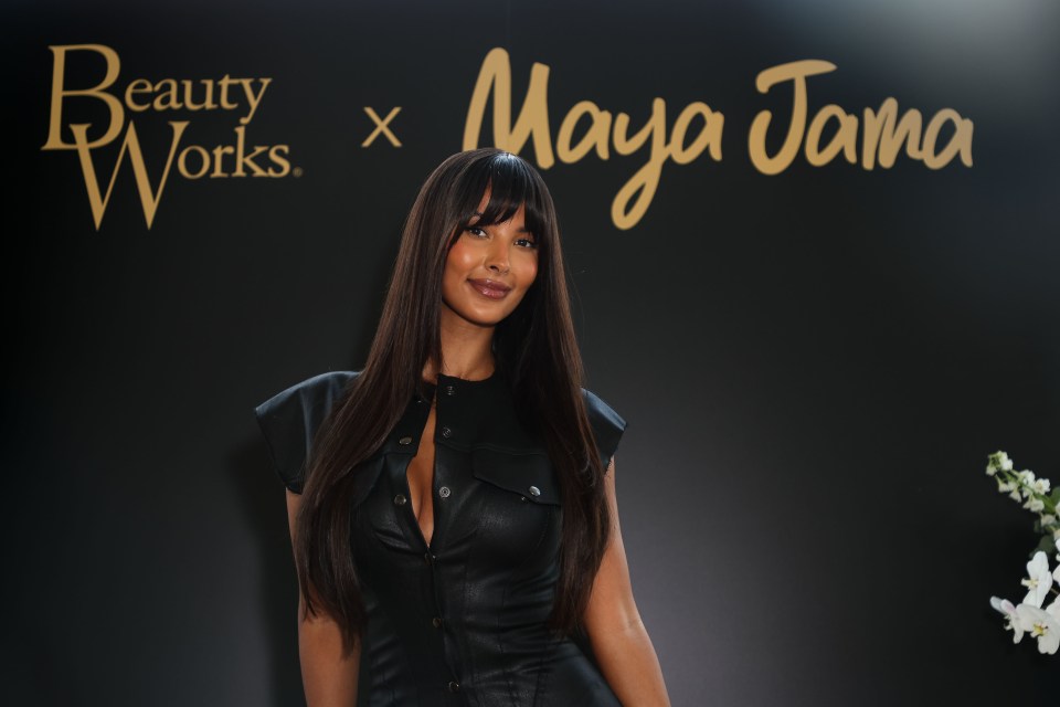 Maya Jama at the Beauty Works X Maya Jama event.