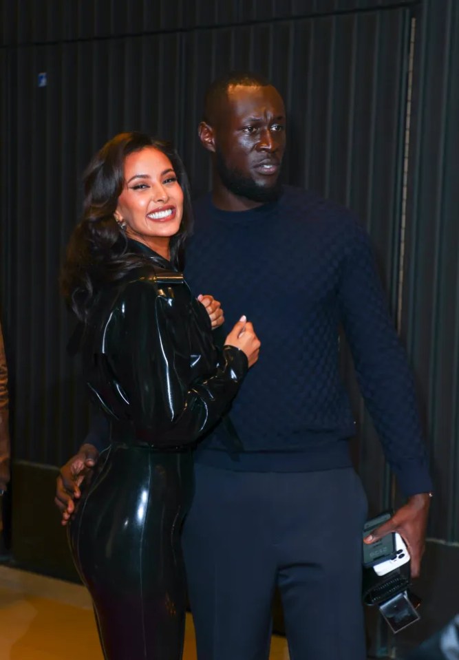 Maya Jama and Stormzy at an event.