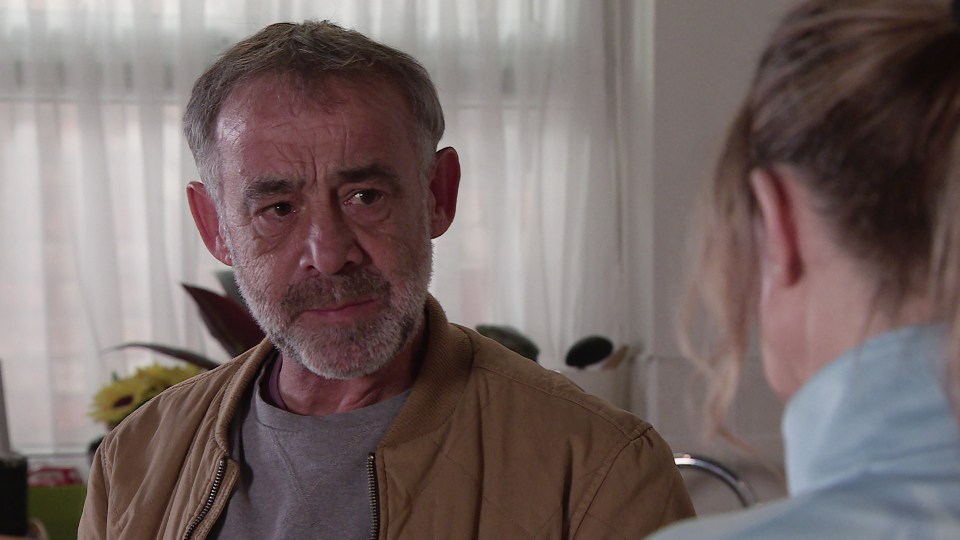 Kevin Webster listens as Abi Webster tells him she needs a few days away.