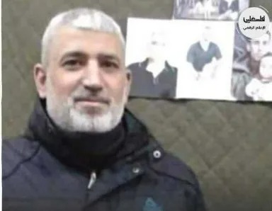 Photo of Mansour Shreim, a Palestinian prisoner.