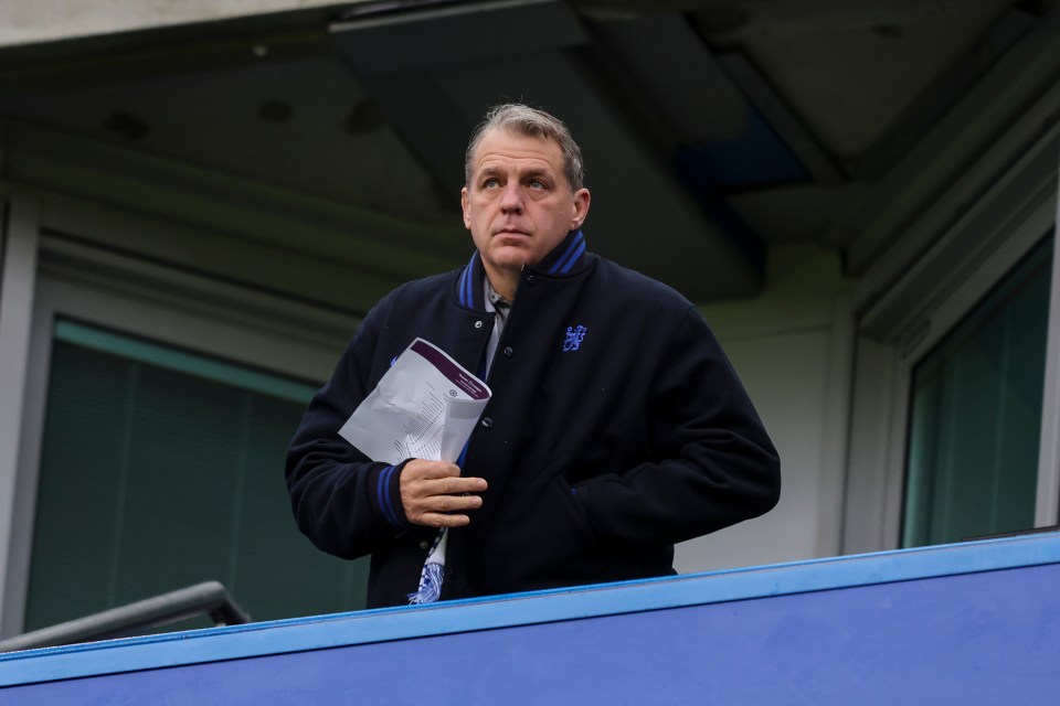 Todd Boehly, Chelsea chairman and co-owner, at a match.