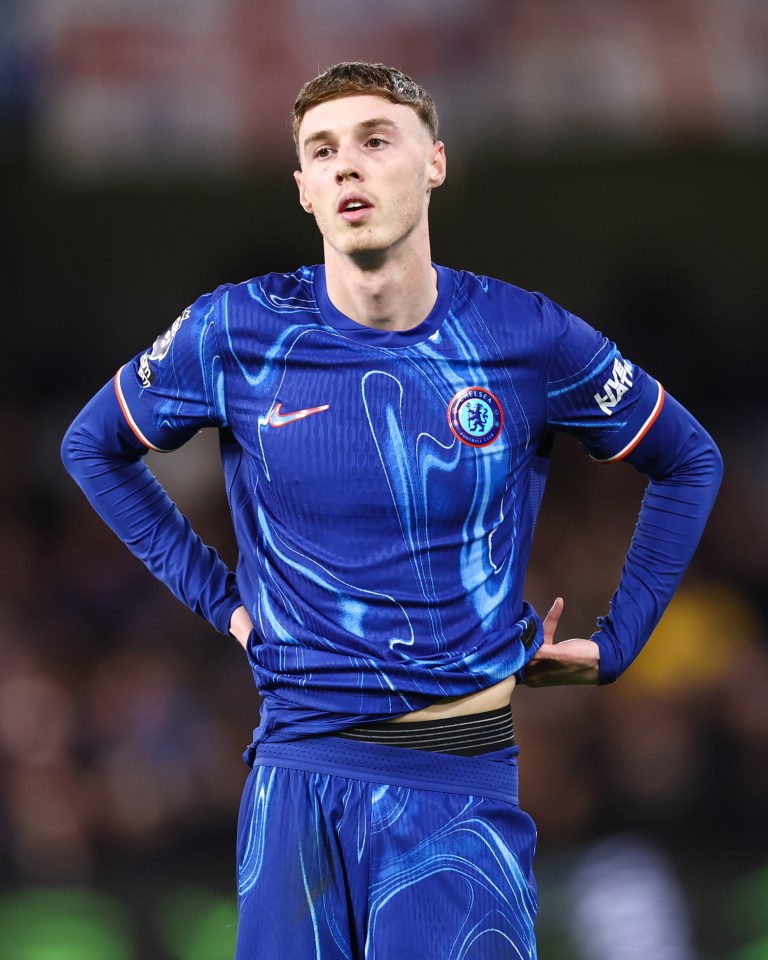Cole Palmer of Chelsea during a Premier League match.